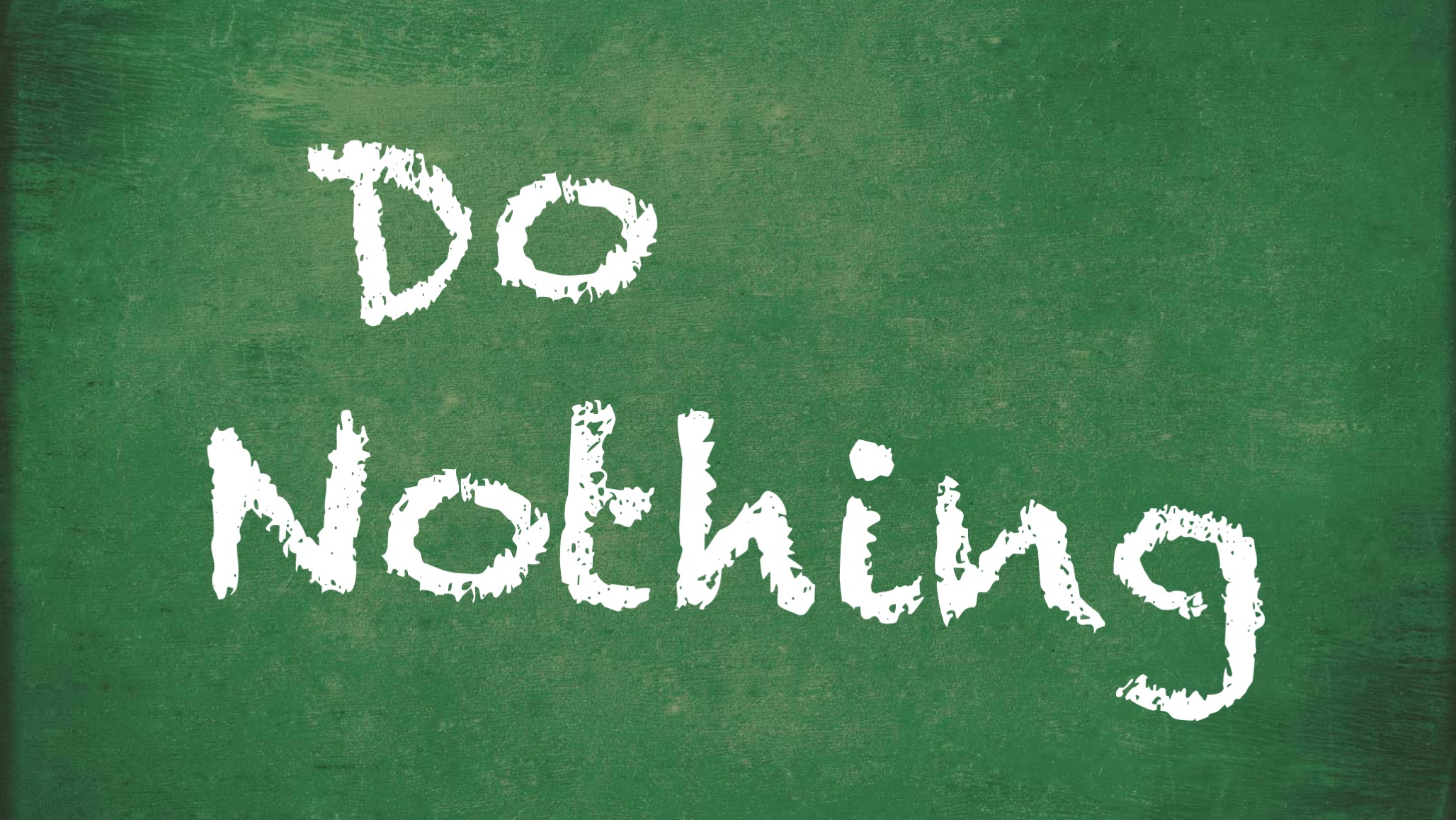 The Art of Doing Nothing - The Science PT